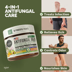 Puriya Clinically Proven Antifungal Cream for Skin Fungus, Extra-Strength Athletes Foot Cream Treatment, Jock Itch, Ringworm Treatment for Humans, Anti Fungal Itchy Skin Relief with Tea Tree Oil