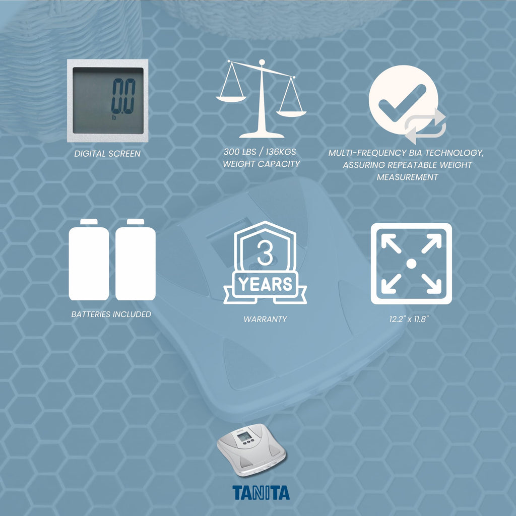 Tanita BF679W Duo Scale Plus Body Fat Monitor with Body Water