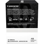 Jacked Factory Creatine Monohydrate Stick Packs 150g - 5g Daily Creatine Supplement for Men and Women, Vegan-Friendly, Third-Party Tested - 30 Servings, Unflavored