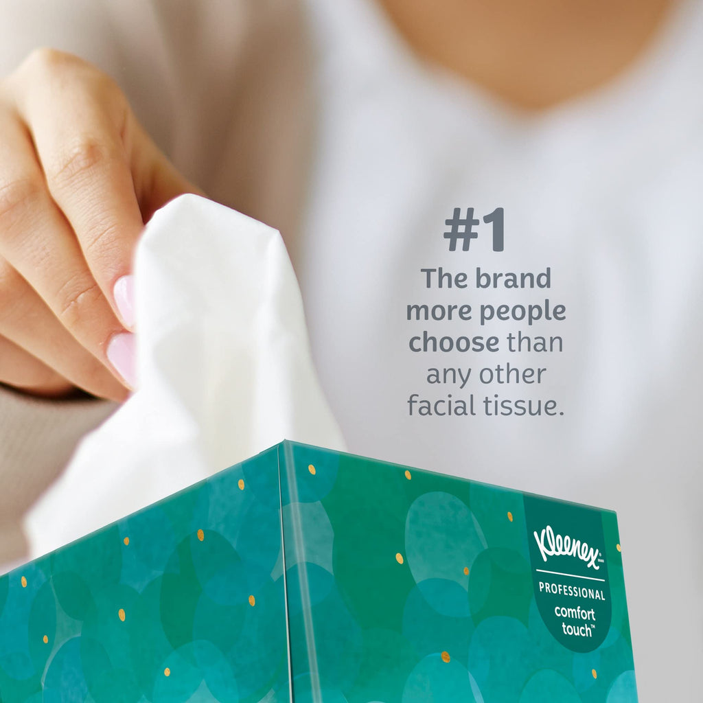 Kleenex® Professional Facial Tissue Cube for Business (21271), Upright Face Tissue Box, 6 Bundles / Case, 6 Boxes / Bundle, 36 Boxes / Case