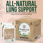 Sun Ten RespireAid™ All-Natural Lung Cleanse & Detox. Contains Natural Herbal Properties to Support Healthy Lung Function & Breathing. 100g (20 sachets); 5g per Sachet