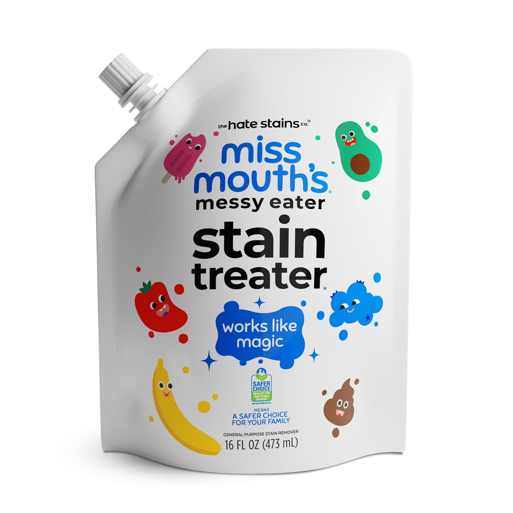 Miss Mouth's Messy Eater Refill, Laundry Stain Remover, 16 Oz Pouch