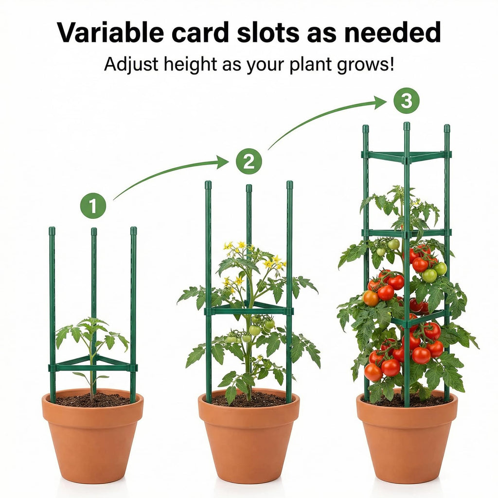 100pcs Garden Stakes Arms for Tomato Cage, 11mm, No Stake