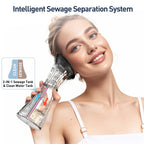 Electric Ear Wax Removal System, Water Powered Ear Cleaning Tool with Irrigation Flusher, 6 Tips, 4 Pressure Settings - Safe & Effective for Ear Wax Buildup Flushing and Cleaning