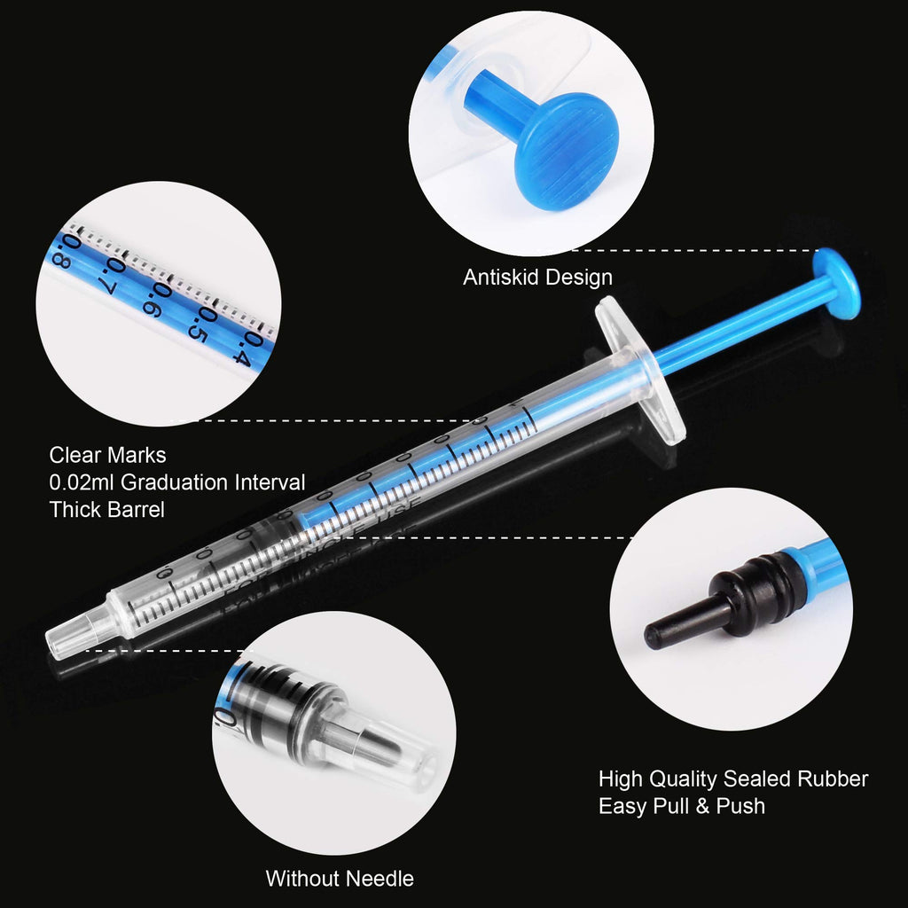 Syringe Without Needle - 150ml Syringes with 40-Inch Tubes,Large Plastic Syringes for Scientific Labs, Nutrient Measuring, Watering, Refilling，Supplies，Multiple Uses(1 Pack 150ML/CC)