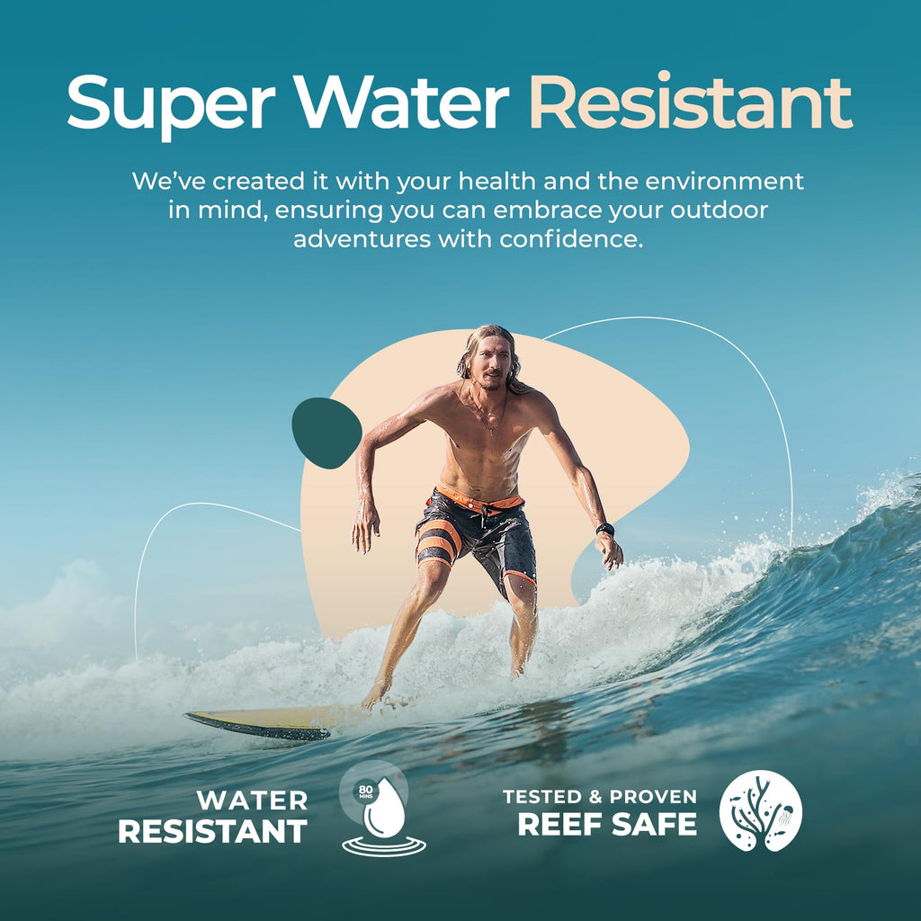 Happy Ocean SPF 45 Tinted Mineral Sunscreen with Non-Nano Zinc Oxide for Face and Body, Fragrance Free, Reef Safe Biodegradable Sunscreen, Tinted Mineral Moisturizer, Water Resistant, 2.5 Fl oz