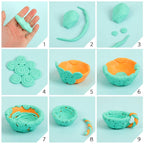 Aestd-ST Polymer Clay Kit 50 Colors, Oven Bake Modeling Clay for Kids