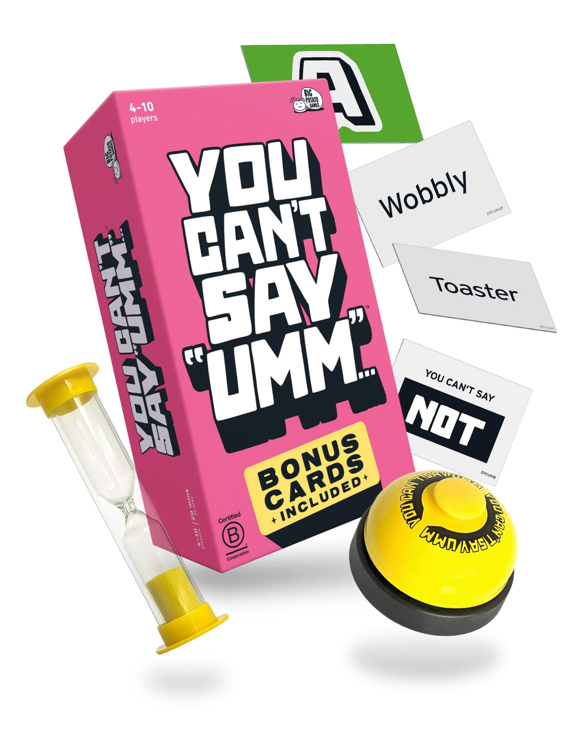 You Can't Say UMM: Fast Party Game for Kids and Adults, Ages 8+