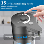 Automatic Soap Dispenser Touchless,Simple Physical Adjustment,Low Battery Consumption Hand Dish Soap Dispenser Kitchen Bathroom,Hands Free Auto