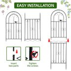 Amoskey Durable Garden Trellis for Climbing Plants - Outdoor Trellis Supports for Lush Greenery - Ideal for Vines, Flowers, and Vegetables, Easy Installation & Space-Saving Design (71"H*20"W -2 pack)