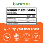 INFINITE AGE 2 Pack of 1250mg Sea Moss Advanced Superfood Capsules, 120 Count - High-Potency, Vegan, Made in The USA - Irish Seamoss, Bladderwrack, Burdock Root - Overall Health, Immunity Support