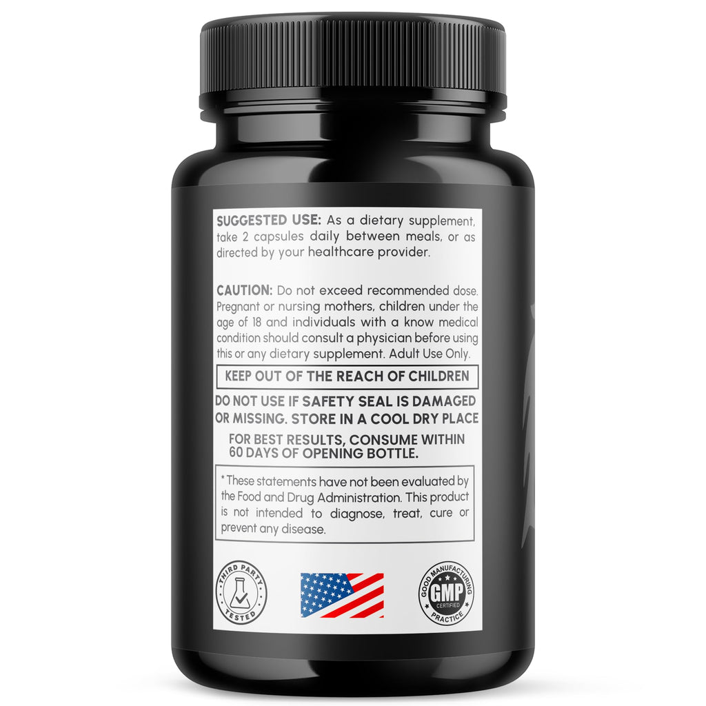 Horse Gelatin Capsules, Official HorseGelatin Pills for Men with All Natural Ingredients, Advanced Formula Men's Health & Wellness Support Pill, Maximum Strength Multivitamin Supplement (60 Capsules)