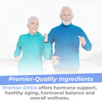 Premier Research Labs Premier DHEA - DHEA Supplement for Women & Men, Pure DHEA 25mg, Hormone Support for Healthy Aging, Wild Yam DHEA, Vegan Friendly - 60 Vegetarian Capsules