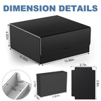 Mlikero Card Deck Case, Trading Card Storage Box for Magnetic Cards Holder and Hard Plastic Cards Protectors, Leather Magnetic Closure Deck Box Fit for MTG, TCG