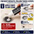 Amodex Ink & Stain Remover for Clothes, Leather and Skin - Removes Ink, Ballpoint, Sharpie, Grease and More, Works on Set-in Stains, Gentle but Powerful, 4oz/120ml Bottle (Pack of 3)