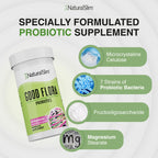 Probiotic Nutritional Supplements Gentle Formula Pro Biotics For Gut Health, Digestive Health, Immune Support, & De-Bloating For Women & Men, 7 Powerful Probiotic Strains, 60 Vegetarian Capsules, Solo