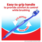 Colgate Extra Clean Toothbrush, Medium Toothbrush for Adults, 6 Pack