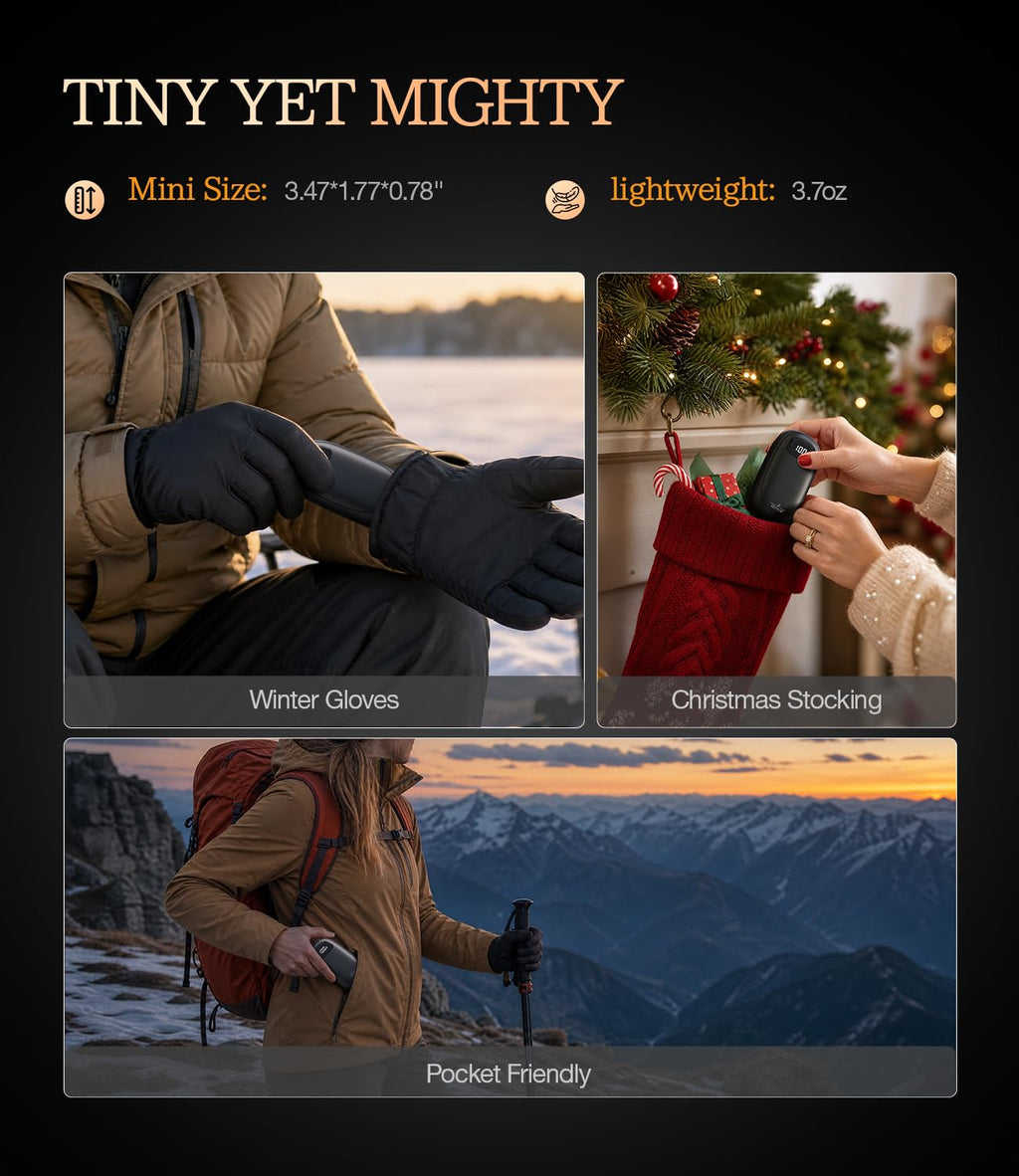 BEYYON Electric Hand Warmers Rechargeable - [with LED Display]