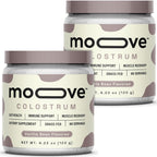 MOOVE Bovine Colostrum Powder Vanilla Bean, 2-Pack, Grass-Fed, 4.23 Ounce