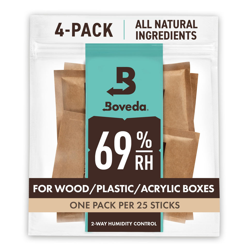 Boveda 69% Humidity Control Packs, Size 60, 4-Pack – Standard Use