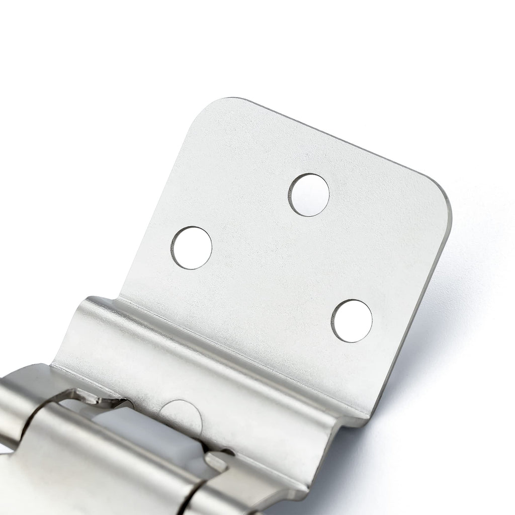 Ravinte 30 Packs (15 Pairs) 3/8 inch Inset Polished Chrome Cabinet Hinges Kitchen Cabinet Hinges Self Closing Hinges for Kitchen/Bathroom/Furniture Cabinets & Doors,Decorative Cabinet Hardware