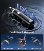 Nose Hair Trimmer for Men, 3-in-1 Rechargeable Nose & Facial Hair Trimmer