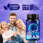 (3 Pack) Memory and Mood Brain Capsules - Official MemoryandMoodBrain Pills Advanced Premium Formula Support, All Natural Ingredients Vitamins for Overall Health & Wellness, 180 Capsules for 3 Months