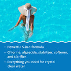 In The Swim 3 inch 5-in-1 Super Multi-Tabs – Swimming Pool Sanitizer – Chlorine - Algaecide - Stabilizer - Clarifier - 9 Pounds