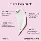MEDIX Fragrance Free Retinol Face Moisturizer & Body Lotion Crepey Skin Care Treatment | Anti Aging Firming Retinol Cream For Face Targets Loose Crepe Skin, Wrinkles, & Fine Lines, 15 Fl Oz