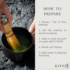 Kiyo Matcha Premium Grade Toyokage Ceremonial Uji Matcha - Pure Japanese First Harvest Ceremonial Grade Matcha Green Tea Powder from Uji, Japan (40g/1.4oz)