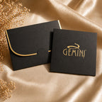 Gemini Free Engrave His and Her Groom Bride 18K Yellow Gold P Matching Anniversary Wedding Couple Ring Valentine Day Gift