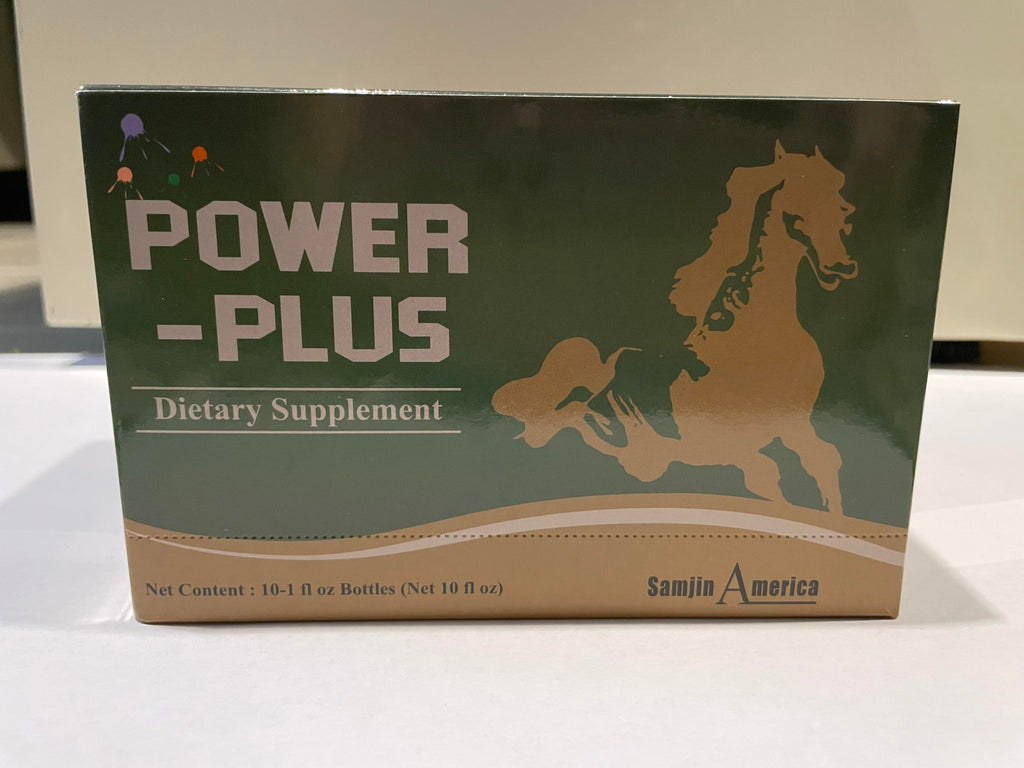 Skydia Power Plus - 10 Bottles Power-Plus Botanical Blend Liquid Supplement (1 FL OZ) Korean Ginseng Extract Ginseng Supplement Natural Men Tonic Ginseng Root Korean Red Ginseng Drops