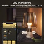 Philips Hue Smart 60W A19 LED Bulb - Soft Warm White Light - 4 Pack - 800LM - E26 - Indoor - Control with Hue App - Compatible with Alexa, Google Assistant and Apple Homekit