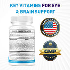(3 Pack) RetiClear Capsules - Official Eye Health Support Pills, All Natural RetiClear Advanced Supplement Vitamins for Overall Wellness & Support Health Reviews, 180 Capsules for 3 Months