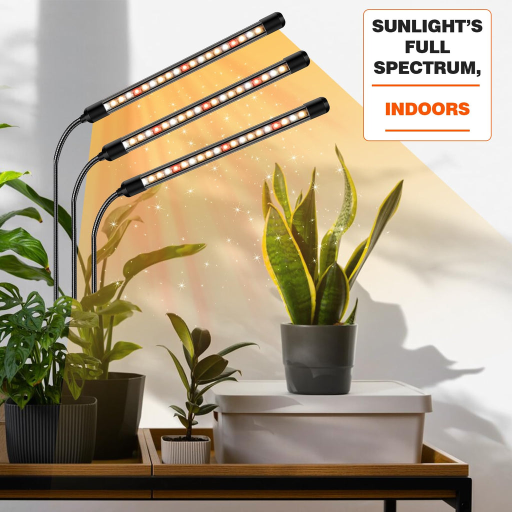 GROWSTAR Plant Lights for Indoor Growing,Grow Lights for Seed Starting