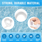 Pool Hoses for Above Ground Pools,1.25 x 59 Inch Pool Filter Hose,Compatible with Intex Filter Pump 607,637 With 8 Metal Clamps (4 Pack)(4)