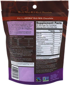 Adora Calcium Supplement, Fairtrade Dark Chocolate, Pack of 12 - 30 ct