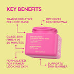 BYOMA Bio-Collagen Radiance Facial Mask - Transformative Liquid Sheet Mask for Glass Skin - Instant radiance, Visibly Improved Elasticity, Reduces Appearance of Wrinkles - Cica & Ceramides, 60mL