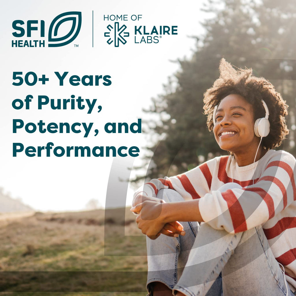 SFI Health Klaire Labs BioDIM - 150mg Diindolylmethane Supplement - Promotes Healthy Estrogen Metabolism in Men & Women - Patented, Bioavailable DIM - Dairy & Gluten-Free (60 Capsules)