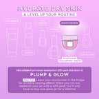 Glow Recipe Plum Plump Hyaluronic Acid Face Cream Moisturizer, Travel Size, Korean Moisturizer for Dry Skin, Plumping + Firming Hydration, Polyglutamic Acid + Peptides (20ml)