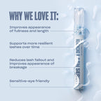 BABE ORIGINAL Renewing Lash Serum – Prostaglandin-Free, Peptide-Infused Gentle Lash Serum for Fuller, Longer-Looking Lashes, Lash Enhancing Treatment with Nourishing Botanicals, Vegan & Cruelty-Free