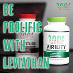 Leviathan Wellness Virility - Men's Potency Support | Zinc (10 mg), Sunflower Lecithin (1200 mg), Celery Extract (1000mg), Maca Root (250 mg) | 120 Capsules, 30 Servings | Made in The USA