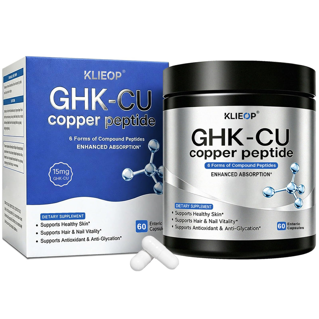 klieop 6-in-1 Complex, for Skin & Hair, Easy to Absorb – 60 Capsules 2-Pack