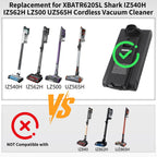 XBATR620SL XBATR625SL Battery Replacement for Shark Stratos IZ540H IZ562H