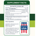 Biolore Pure Soursop Graviola Capsules - 120 Count Vegan Soursop Capsules - Gluten Free Leaf Extract for Overall Wellness and Body Support with Antioxidants