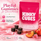 KINKY CUBES Gummies, Boost Mood, Vitamin & Mineral Supplements, 16 Gummies