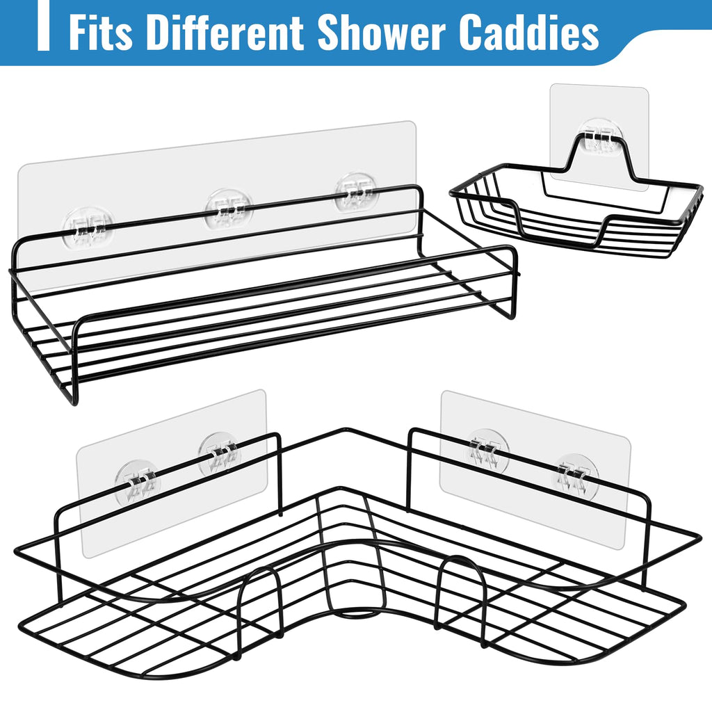 EILKBLA 15 Pack Shower Caddy Adhesive Replacement - Strong No Drilling