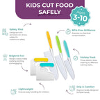 TOVLA JR. Toddler Knife Set for Real Cooking | Safe Kids Cutting | Ages 2-5