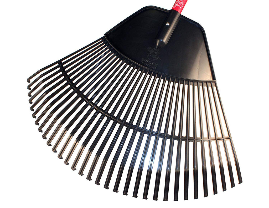 Bully Tools 26-32 Lightweight Polypropylene Tine Leaf Rake, 30" Wide