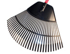 Bully Tools 26-32 Lightweight Polypropylene Tine Leaf Rake, 30" Wide